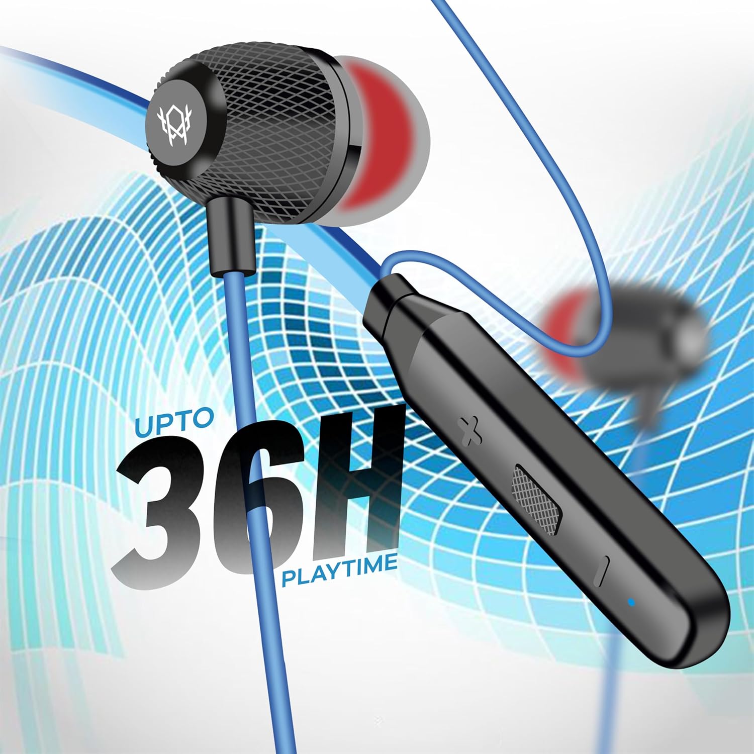 AJAH Neckband Earphone in-Ear Bluetooth 5.0 Wireless