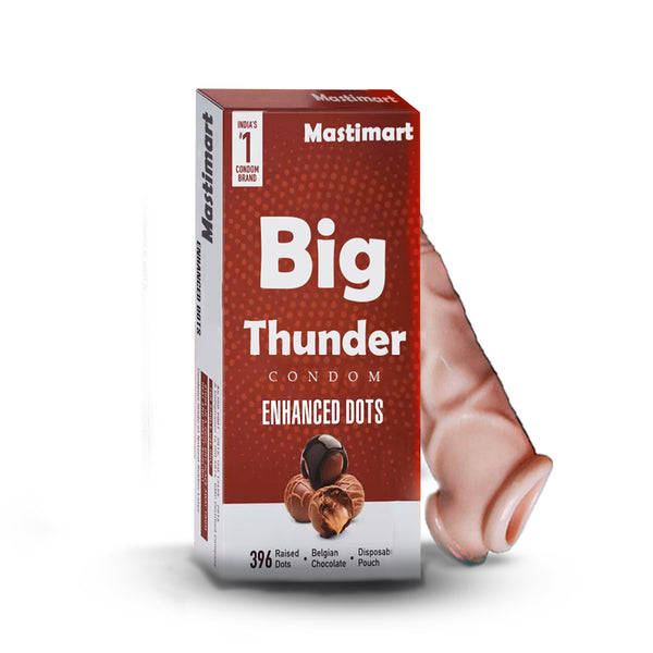 Big Thunder Silicone Reusable Condom