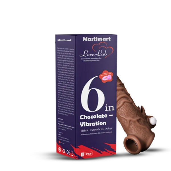 Chocolate Silicone Reusable Condom
